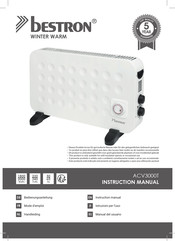 Bestron WINTER WARM ACV3000T Manual Del Usuario