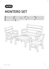 Keter MONTERO SET Instrucciones De Montaje