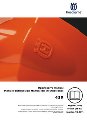 Husqvarna 439 Manual De Instrucciones