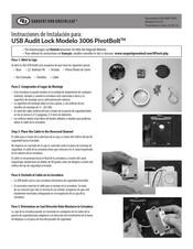 Sargent and Greenleaf 3006 PivotBolt Instrucciones De Instalación