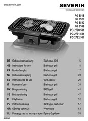 SEVERIN PG 8518 Instrucciones De Uso