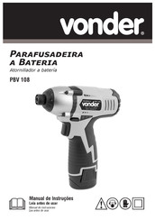 vonder PBV 108 Manual De Instrucciones