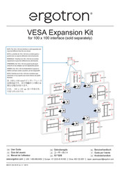 Ergotron VESA Expansion Kit Guia Del Usuario