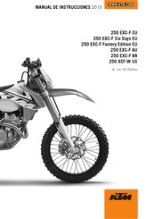 KTM 250 XCF-W US 2015 Manual De Instrucciones