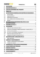 Powerplus POWXG7516 Manual De Instrucciones