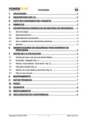 Powerplus POWX0260 Manual De Instrucciones