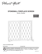 Pleasant Hearth STONEWALL FA628S Manual Del Usuario