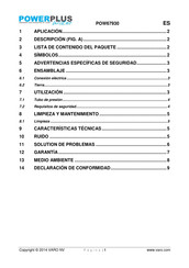 Powerplus POW67930 Manual De Instrucciones