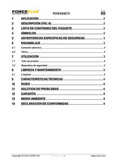 Powerplus POWXG9573 Manual De Instrucciones