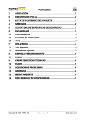 Powerplus GARDENPRO POWXG9565 Manual De Instrucciones