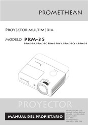 promethean PRM-35AV1 Manual Del Propietário