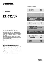 Onkyo TX-SR307 Manual De Instrucciones