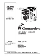 Sears Companion 919.329150 Manual Del Operador