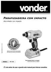 vonder IPV 1818I Manual Del Usuario