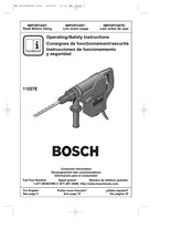 Bosch 11227E Instrucciones De Funcionamiento Y Seguridad
