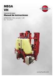 Hardi MEGA VH Manual De Instrucciones