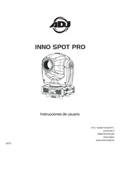 ADJ INNO SPOT PRO Instrucciones De Usuario