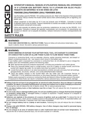 RIDGID R840088 Manual Del Operador