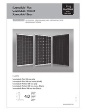 SolarWorld Sunmodule Plus SW poly Serie Indicaciones Para El Usuario