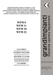 grandimpianti WFM 22 Instrucciones Para La Instalación Y Para El Uso