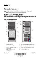 Dell Precision T5500 Información Sobre Configuración Y Características