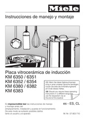 Miele KM 6380 Instrucciones De Manejo Y Montaje