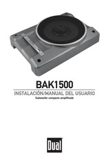 Dual BAK1500 Instalación/Manual Del Usuario