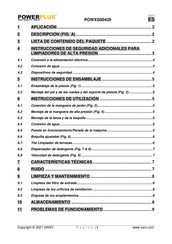 Powerplus POWXG90420 Manual De Instrucciones