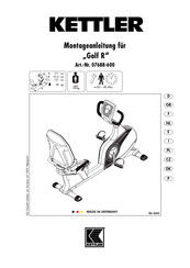 Kettler Golf R Instrucciones De Montaje