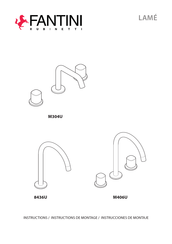 Fantini Rubinetti LAMÉ M406U Instrucciones De Montaje