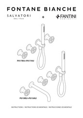 Fantini Rubinetti P019BU+P019AU Instrucciones De Montaje