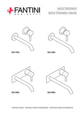 Fantini Rubinetti NOSTROMO E812BU Instrucciones De Montaje