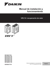 Daikin REYQ16U7Y1B Manual De Instalación Y Funcionamiento