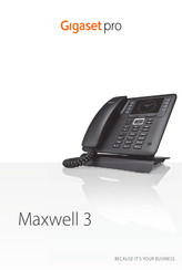 Gigaset Maxwell 3 Manual De Instrucciones