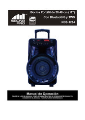 Sound Pro NDS-1234 Manual De Operación