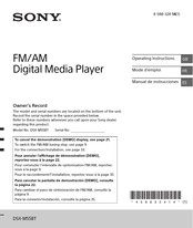 Sony DSX-M55BT Manual De Instrucciones