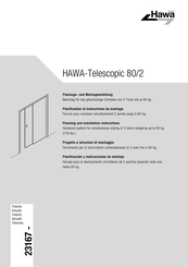 Swiss HAWA-Telescopic 80/2 Planificación Y Instrucciones De Montaje