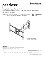 PEERLESS SmartMount SA745PU-S Manual Del Usuario