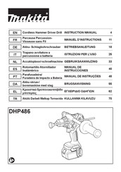 Makita DHP486ZJ Manual De Instrucciones