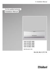 Vaillant VAI 6-035 WN Manual De Instalación