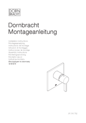 Dornbracht 36 015 782 Instrucciones De Montaje