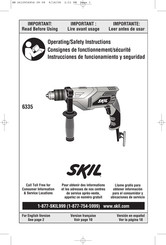 Skil 6335 Instrucciones De Funcionamiento Y Seguridad