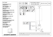 SLV ACCANTO LEDSPOT Instrucciones De Servicio