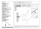 SLV DIO FLEX PLATE GU10 Instrucciones De Servicio