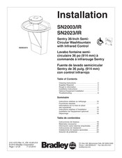 Bradley SN2003/IR Manual De Instalación