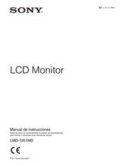 Sony LMD-1951MD Manual De Instrucciones