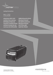 voestalpine Böhler WU 232 Instrucciones De Uso