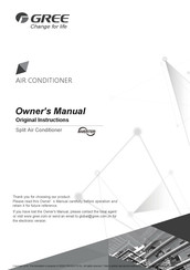 Gree GWH24YE-K6DNA1A/O Manual De Usuario
