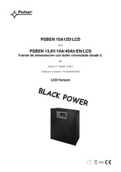 Pulsar PSBEN 10A12D/LCD Manual Del Usaurio