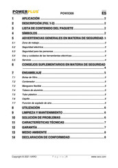 Powerplus POWX308 Manual De Instrucciones